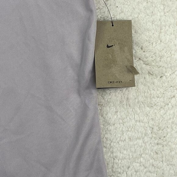 Small  New Nike Women's Platinum Violet Victory Sleeveless Polo MSRP:$52.00 - Picture 3 of 5
